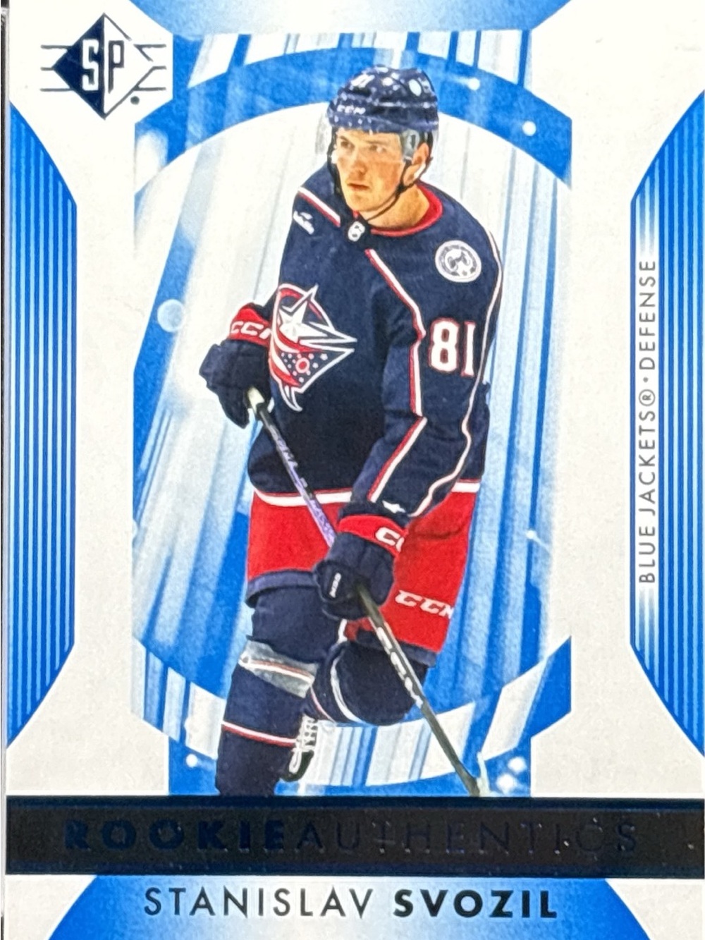 Upper Deck SP Authentic Stanislav Svozil Rookie Card